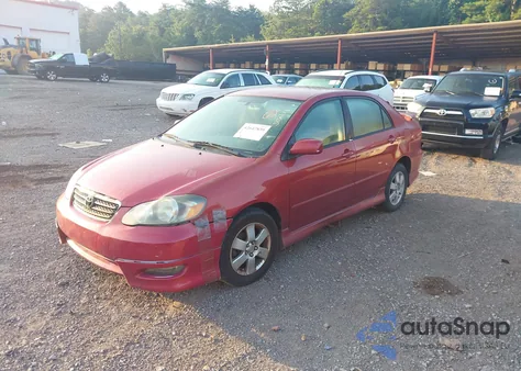 2007 Toyota Corolla S из США, поврежденный, VIN 2T1BR32E87C754837